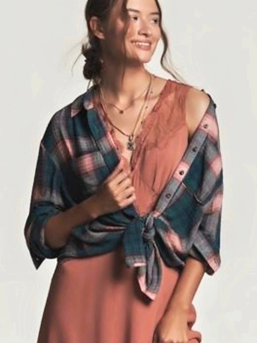 Pilcro Hadley Relaxed Plaid Buttondown Shirt Plaid Button Down Shirt in Blue &